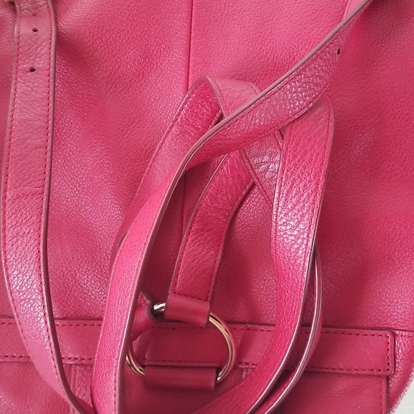 Coach Billie Leather Backpack in Classic Red - Picture 7 of 13